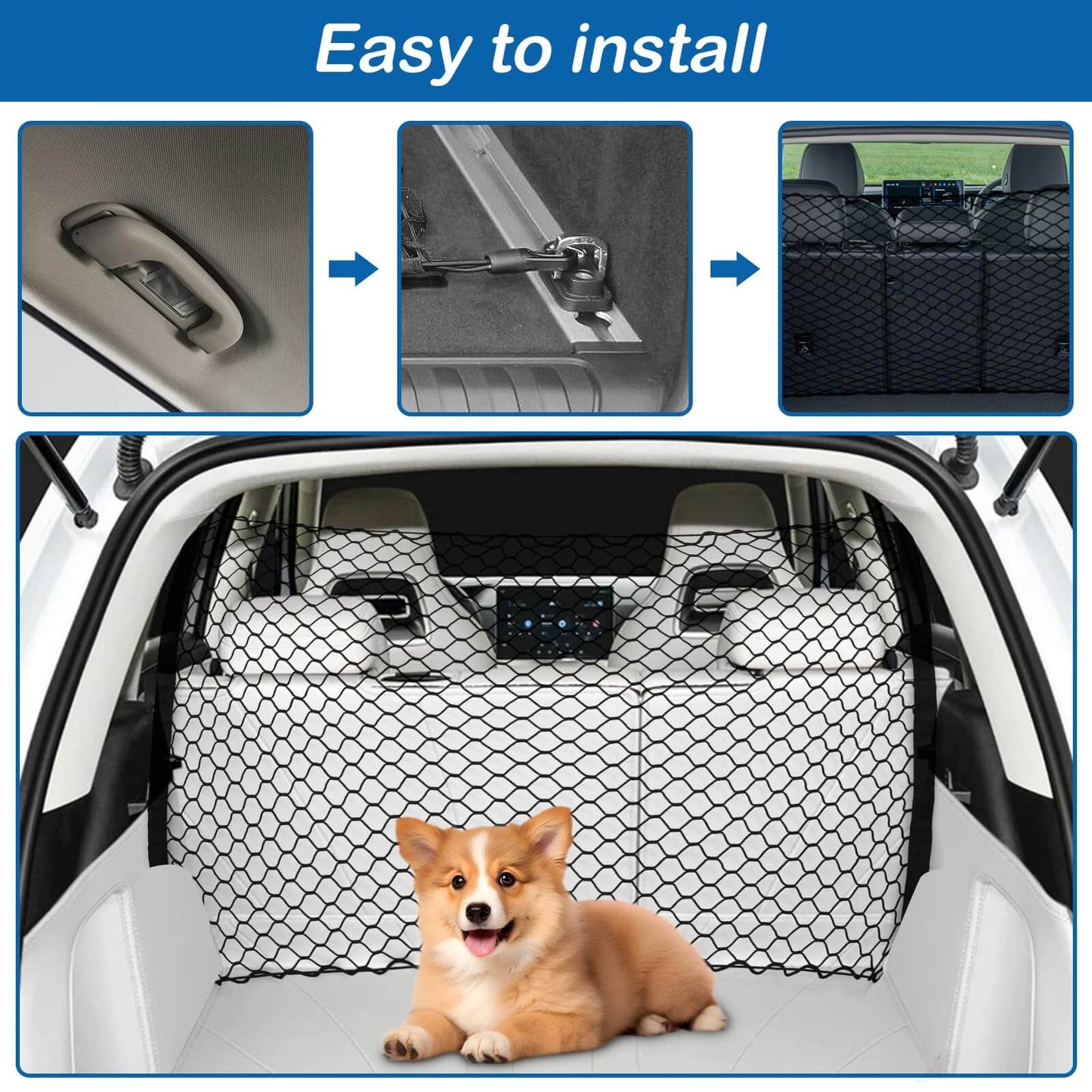 Back Seat Barrier Net for MG - MGCLUBS