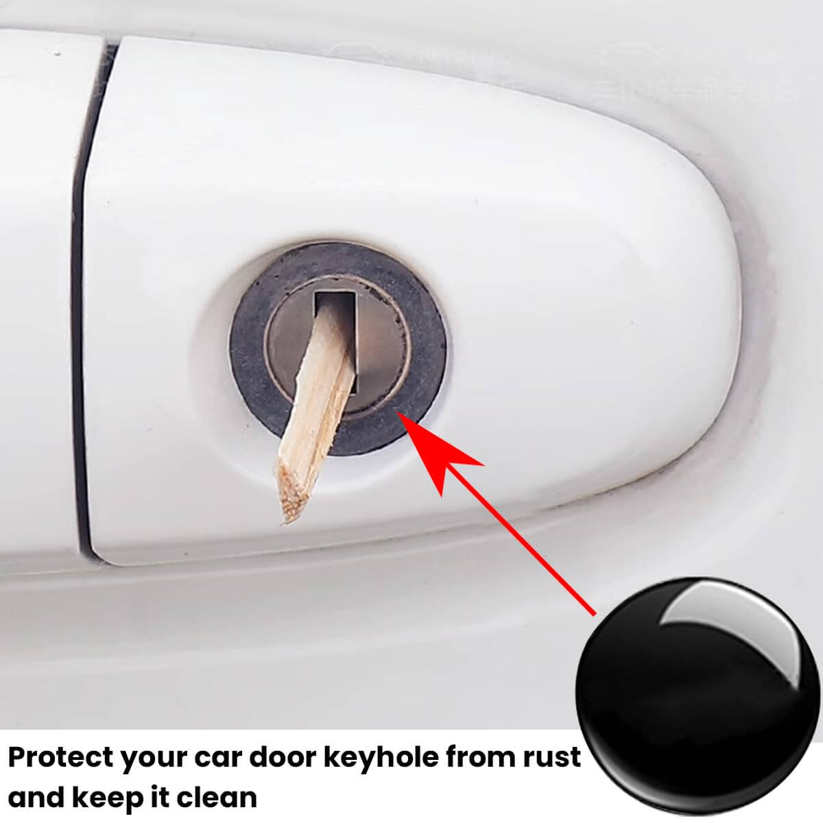 Car Door Lock Keyhole Cover for MG