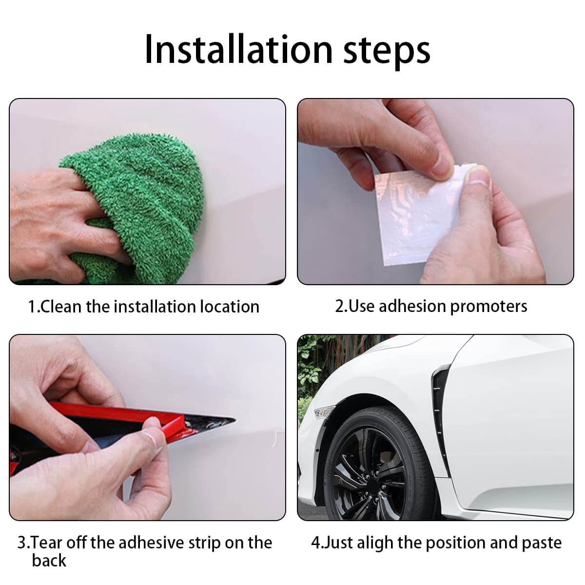 Car Side Vent Decoration Sticker for MG (2Pcs)