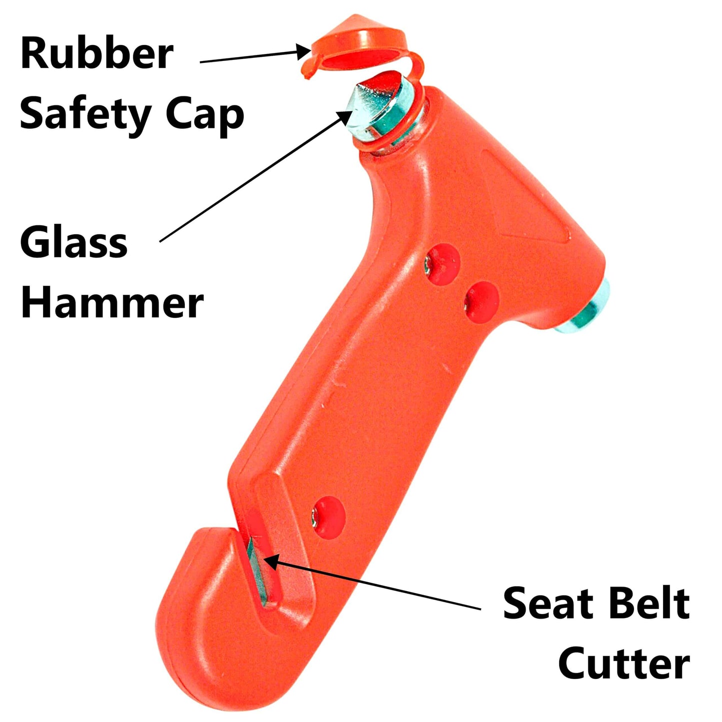 Car Glass Hammer With Cutting Blade For Emergency Rescue for MG