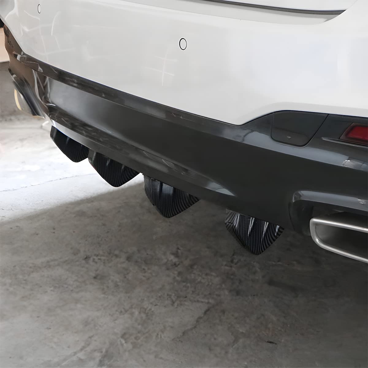 Car Rear Bumper Lower Lip Spoiler Diffuser for MG (4Pcs)