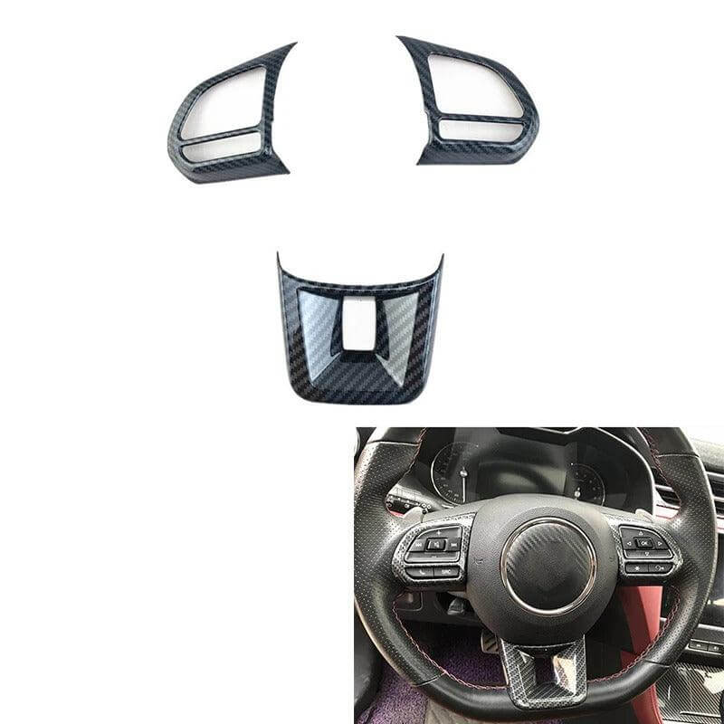 Car Steering Wheel Button Cover Sticker Interior for MG HS - MGCLUBS