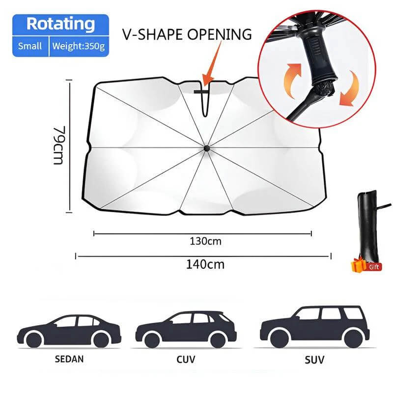 Car Sun Shade Protector Parasol for MG