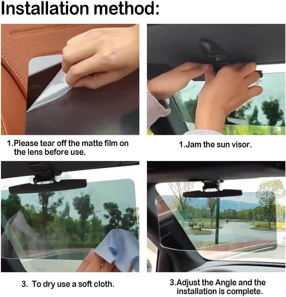 Car Transparent Sunshade for MG