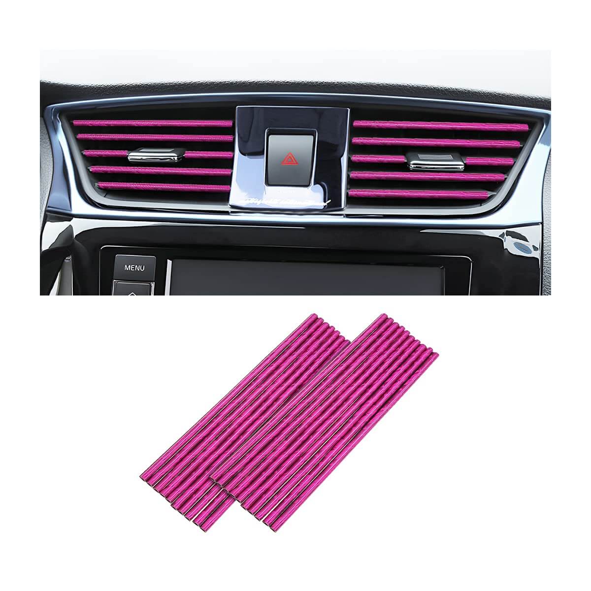 DIY Air Conditioning Vent Trim Strip for MG(20Pcs)
