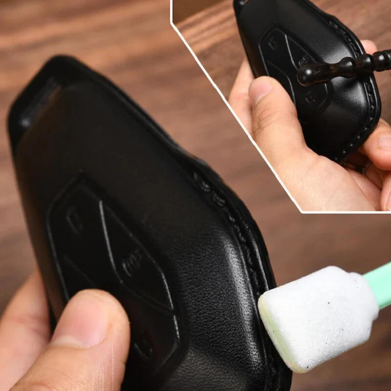 Leather Car Key Case Car Keychain for MG