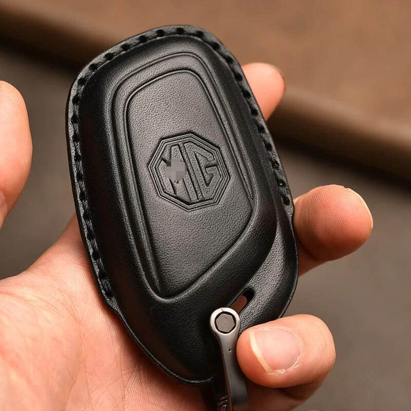 Leather Car Key Case Car Keychain for MG