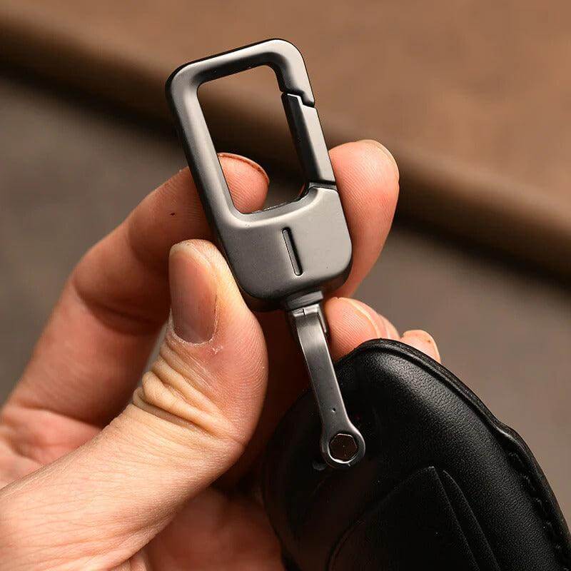 Leather Car Key Case Car Keychain for MG