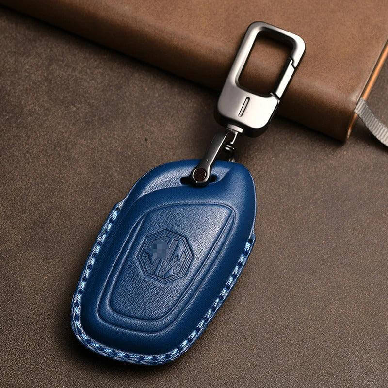 Leather Car Key Case Car Keychain for MG