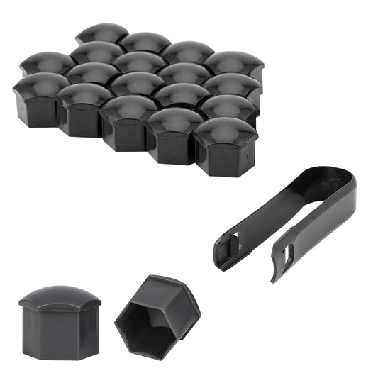 Multi-Colour Wheel Nut Covers Set (20 Pcs)