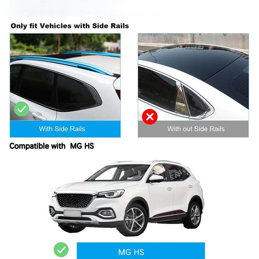 Roof Bars for MG HS (2 Pcs) - MGCLUBS