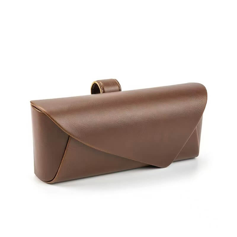 Tumbled Fur And Leather Eyeglass Case for MG