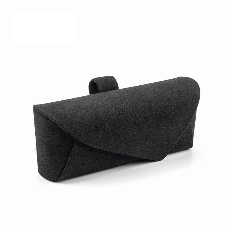 Tumbled Fur And Leather Eyeglass Case for MG