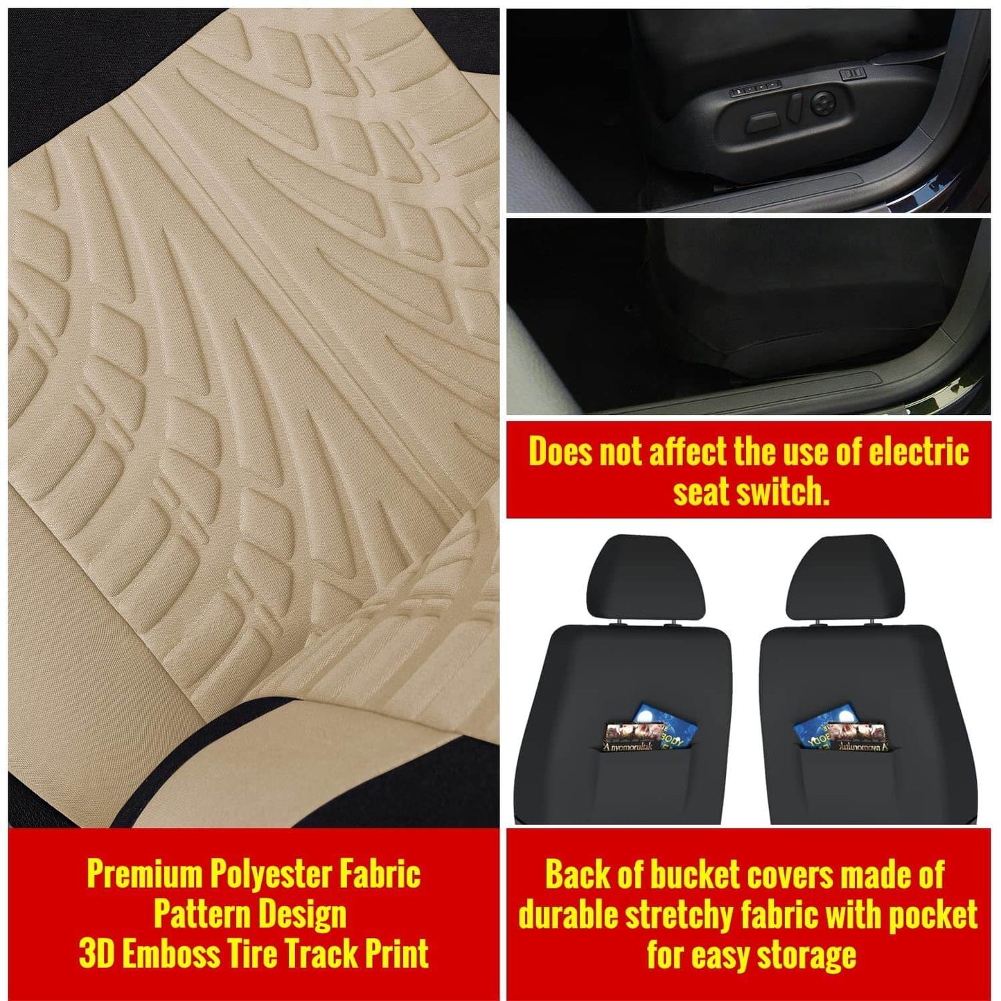 Universal Car Seat Protector for MG (1 Set)