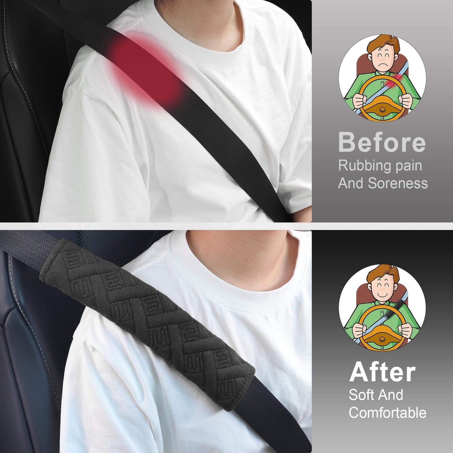 Universal Car Shoulder Belt Pads for MG