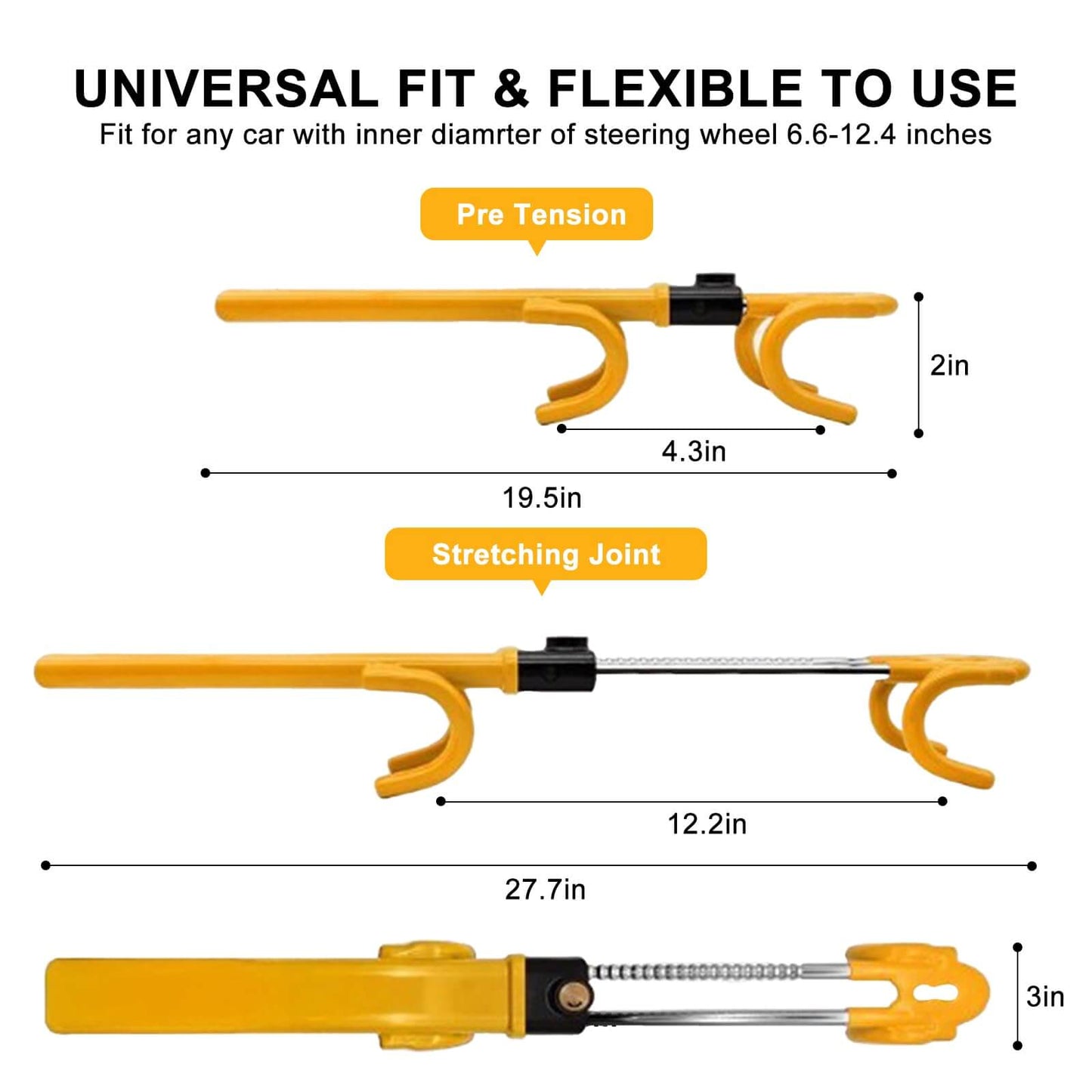 Universal Steering Wheel Lock for MG