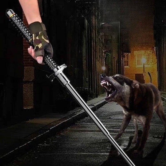 Vehicle-mounted window-breaking self-defense baton