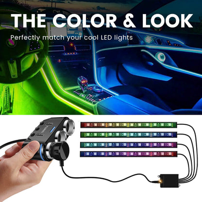 150W Multi-Socket Car Power Adapter with Cigarette Lighter Plug