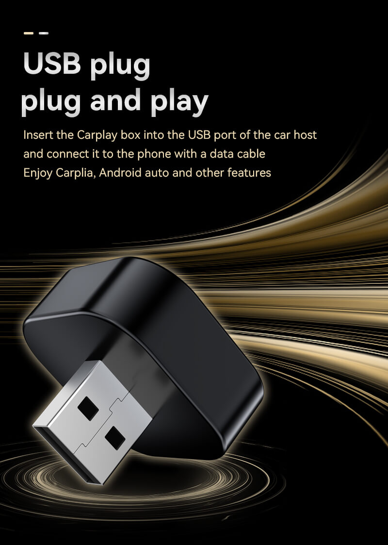 2 in 1 Wireless Android Auto Carplay Adapter for MG