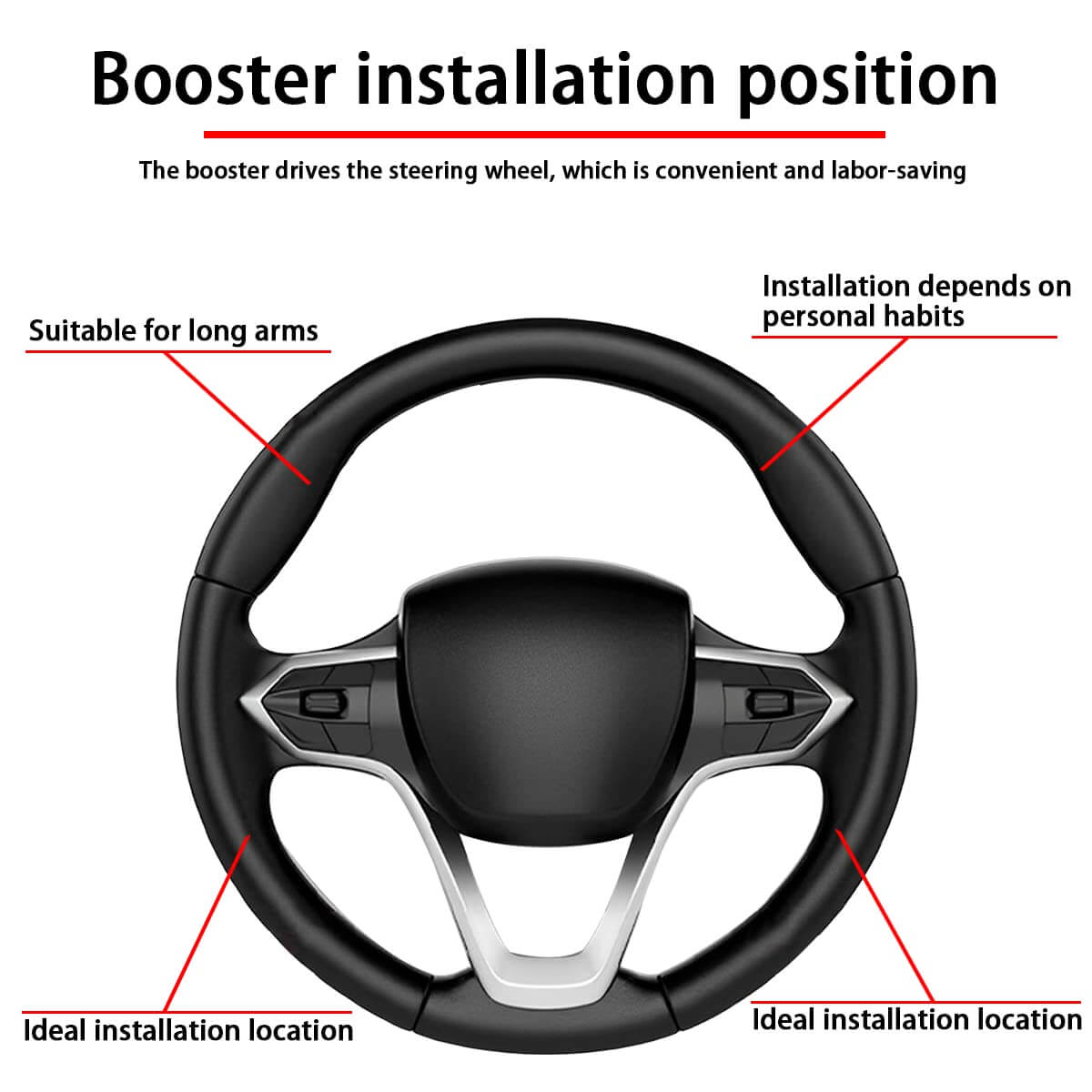 360-Degree Steering Wheel Knob Power Assist for MG