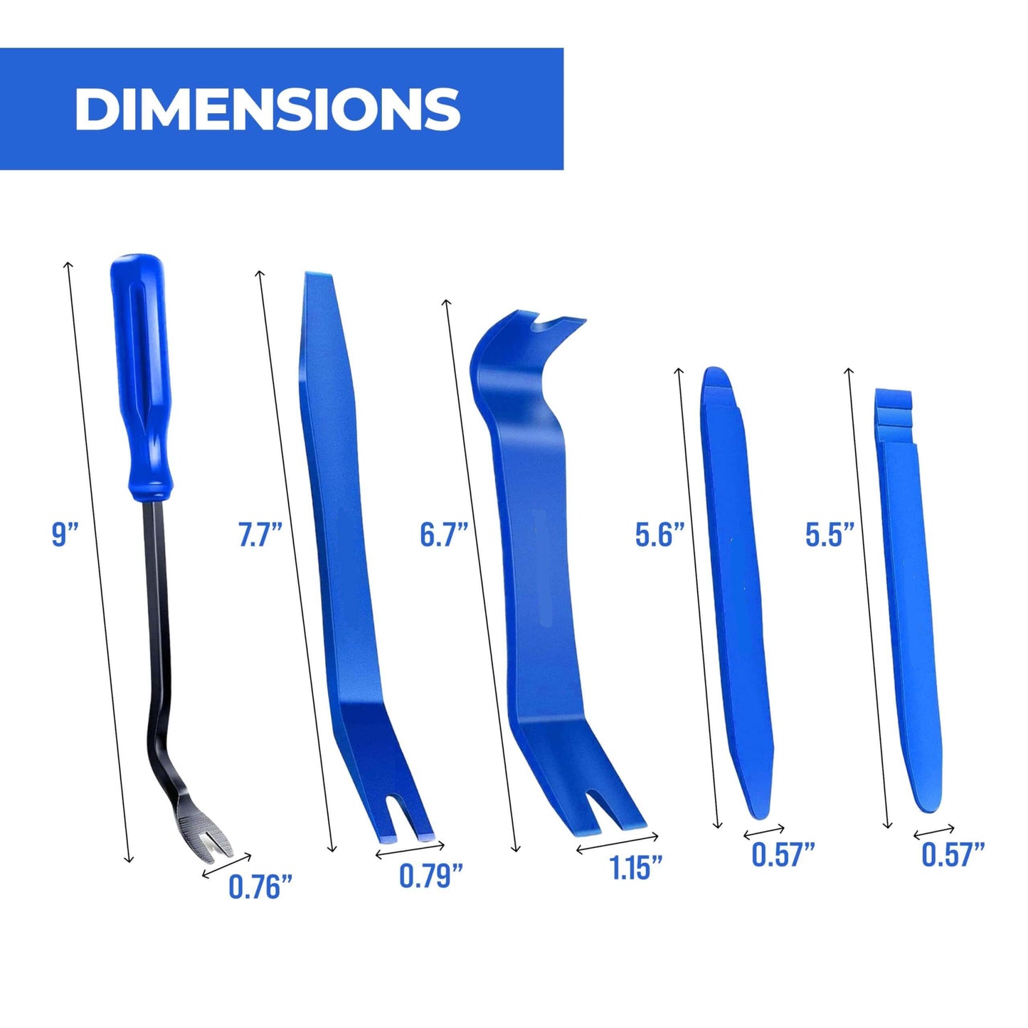 Automotive Interior Trim Removal Tool Kit
