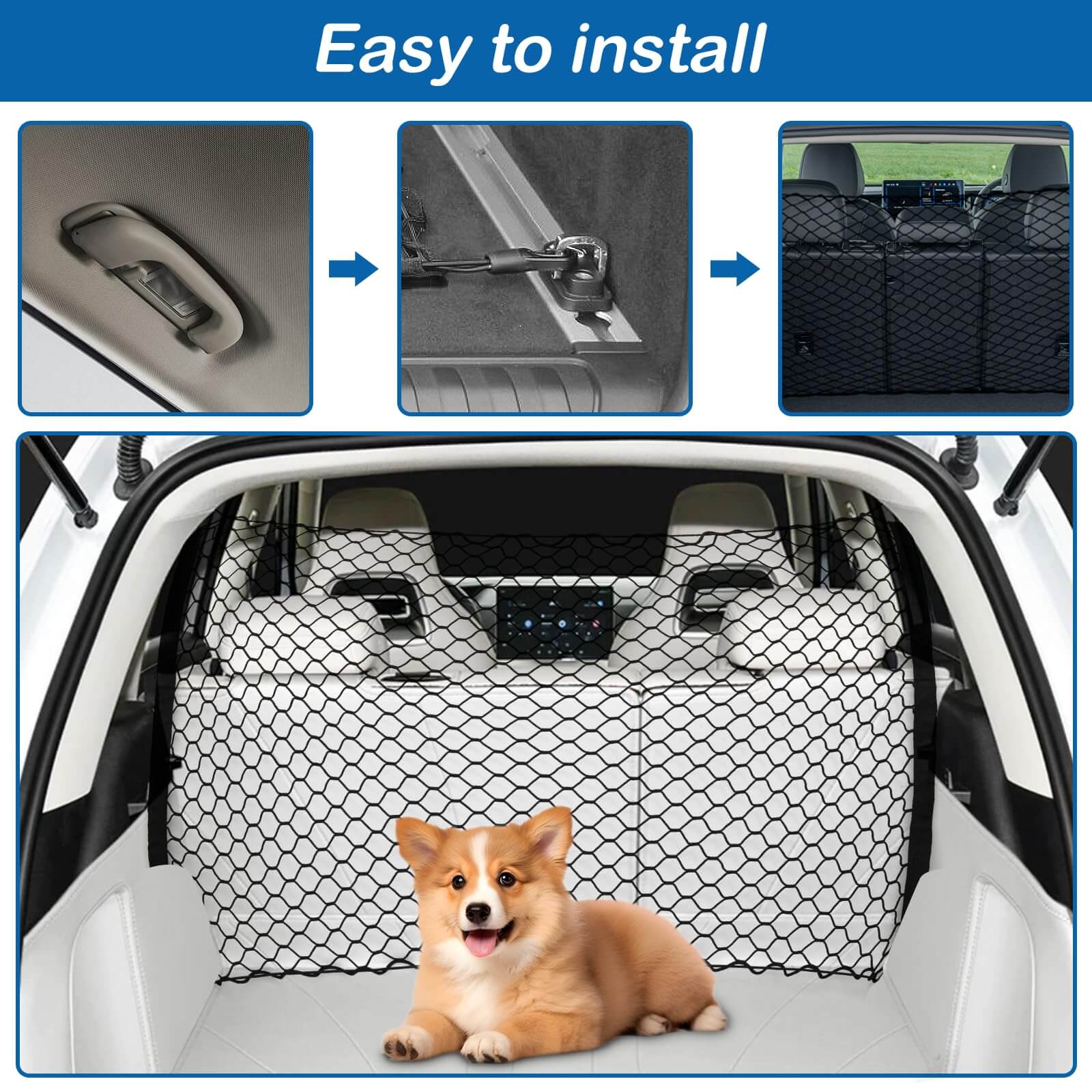 Back Seat Barrier Net for MG - MGCLUBS