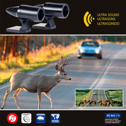 Black Pneumatic Anti-predator Vehicle Device for MG