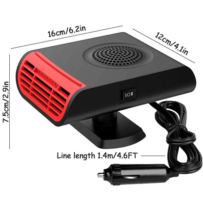 Car 2-in-1 Rapid Portable Heating/Cooling Fan
