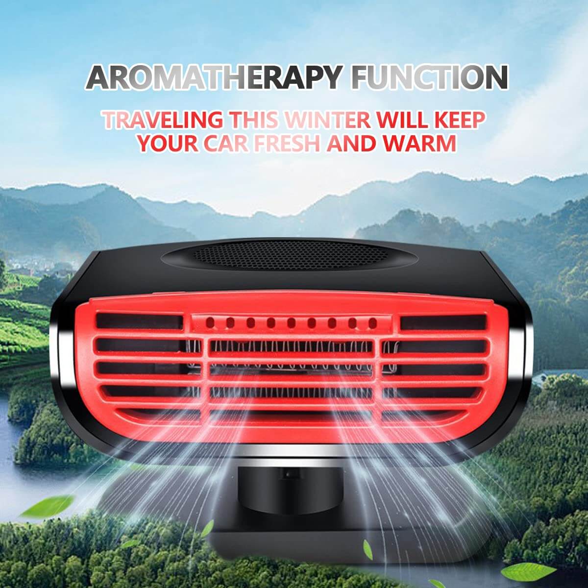 Car 2-in-1 Rapid Portable Heating/Cooling Fan