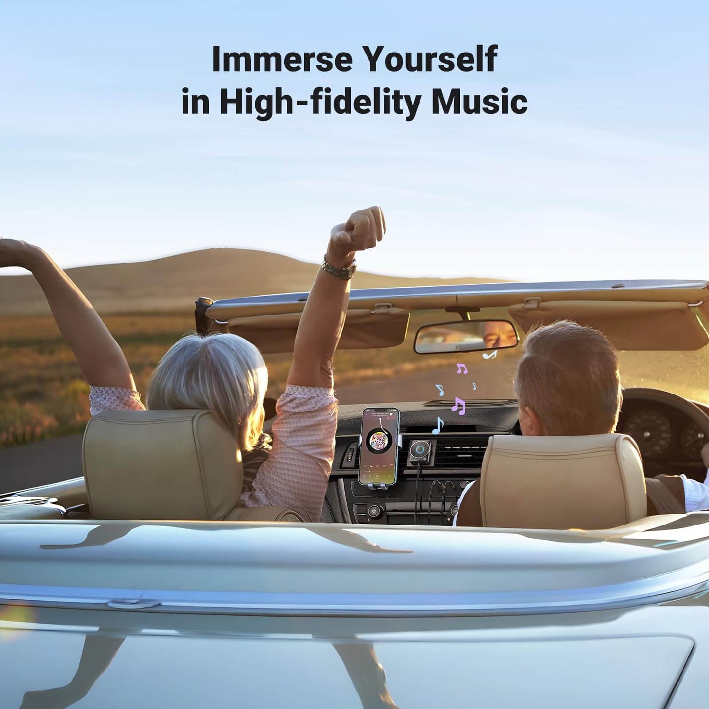 Car Bluetooth Microphone Auxiliary Adapter for MG