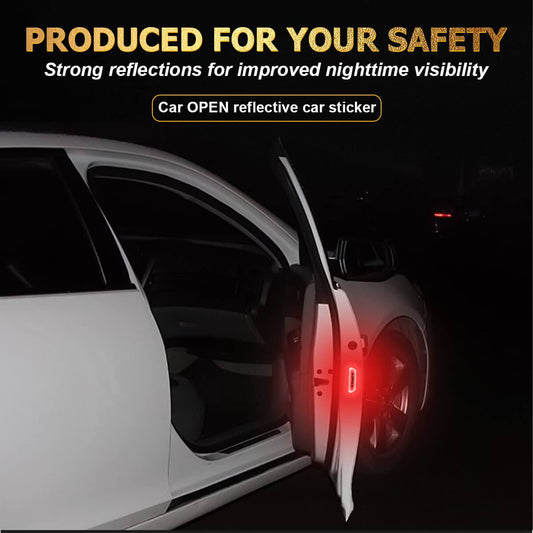 Car Door Opening Warning Reflective Sticker for MG（4Pcs）