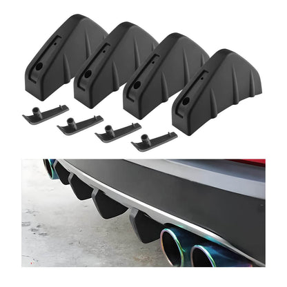 Car Rear Bumper Lower Lip Spoiler Diffuser for MG (4Pcs) 