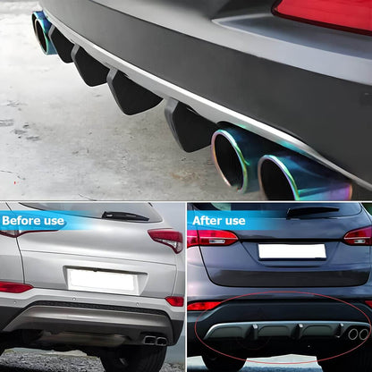 Car Rear Bumper Lower Lip Spoiler Diffuser for MG (4Pcs) 