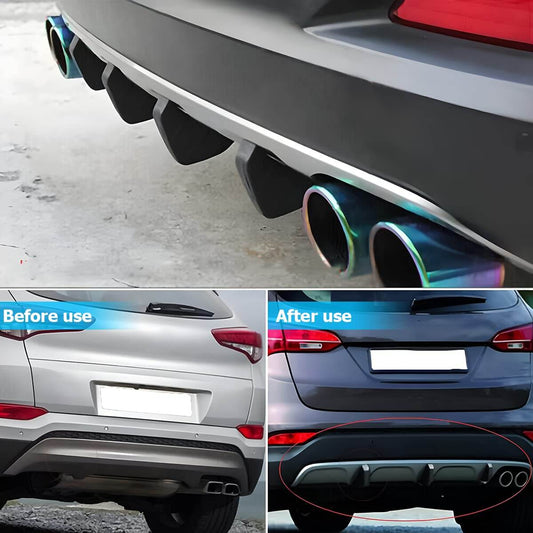 Car Rear Bumper Lower Lip Spoiler Diffuser for MG (4Pcs) 
