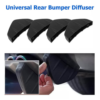 Car Rear Bumper Lower Lip Spoiler Diffuser for MG (4Pcs) 