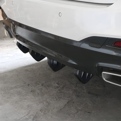 Car Rear Bumper Lower Lip Spoiler Diffuser for MG (4Pcs) 