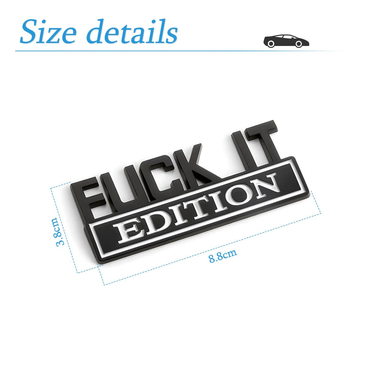 Car Spoof Alphabet Edition Decorative Stickers for MG