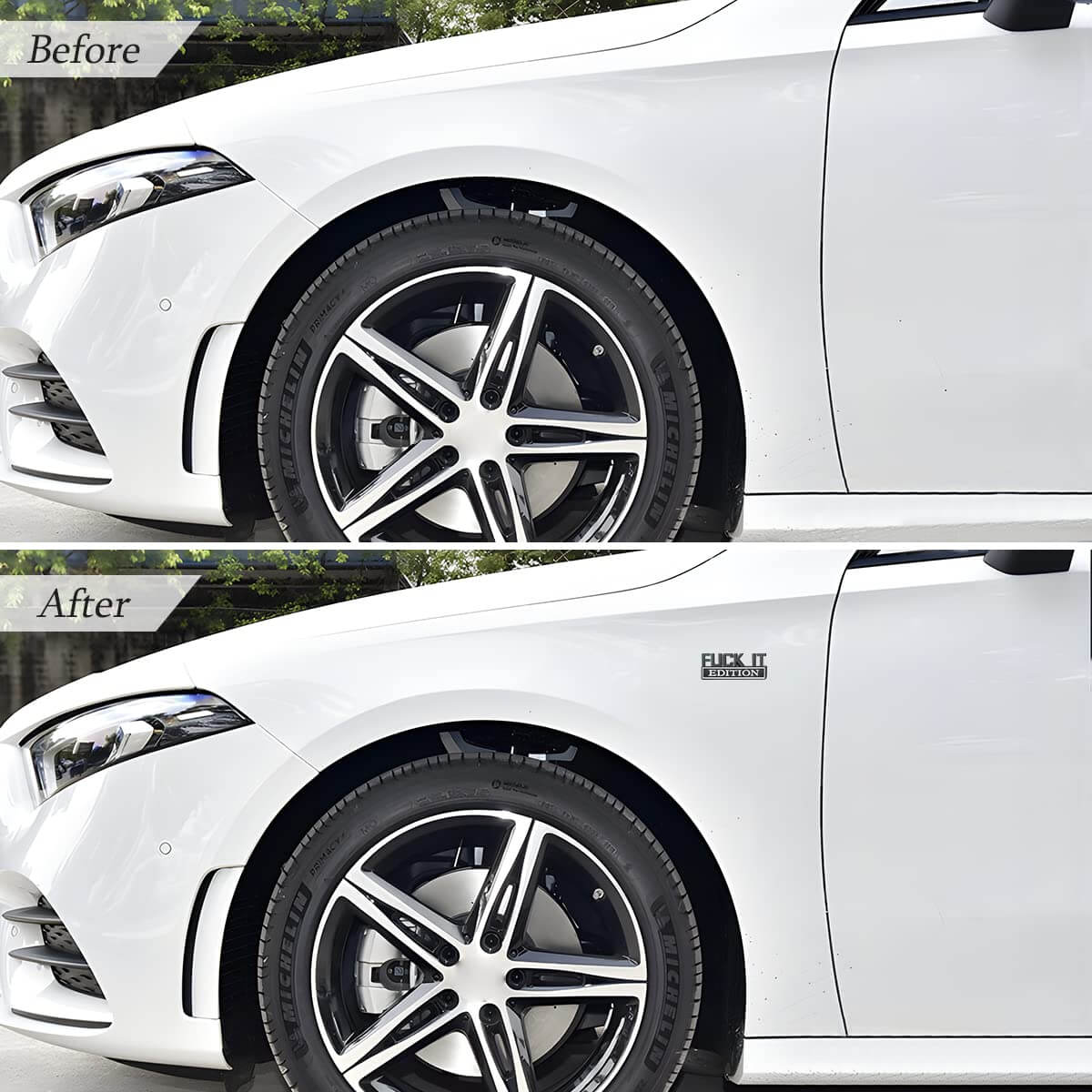 Car Spoof Alphabet Edition Decorative Stickers for MG