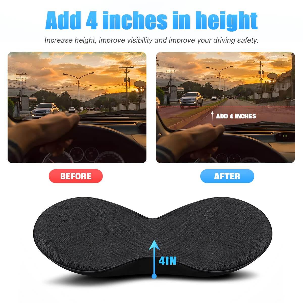 Comfortable and Breathable Car Seat Cushion for MG