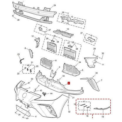 Front Bumper Strip for MG4