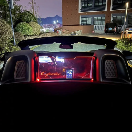 LED Center Rear Windshield And Roll Cage Windshield for MG Cyberster - MGCLUBS
