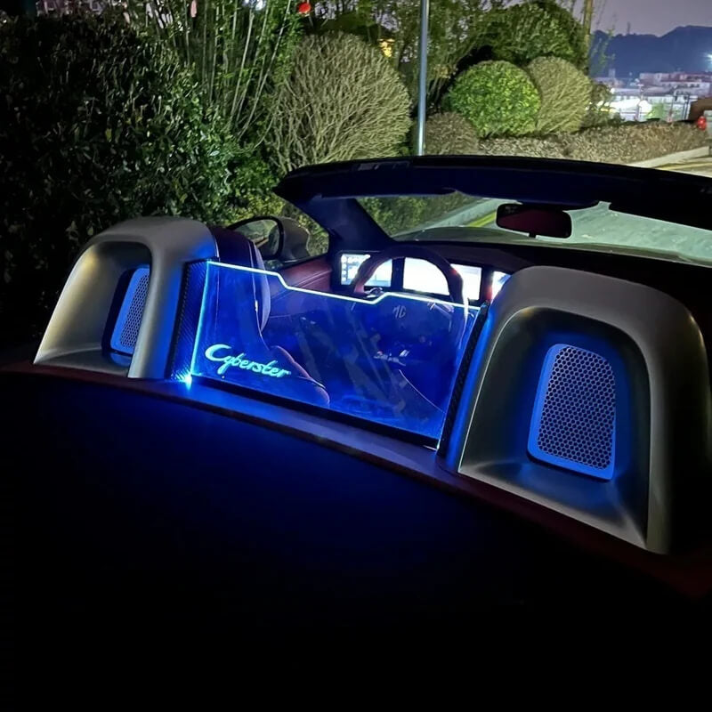 LED Center Rear Windshield And Roll Cage Windshield for MG Cyberster - MGCLUBS
