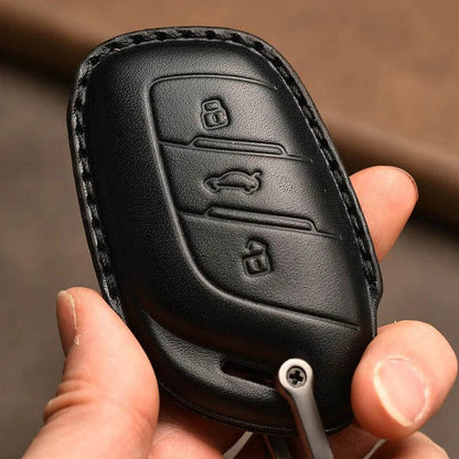 Leather Car Key Case Car Keychain for MG