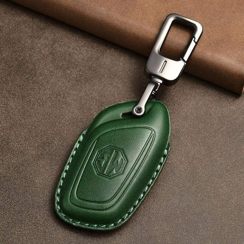 Leather Car Key Case Car Keychain for MG