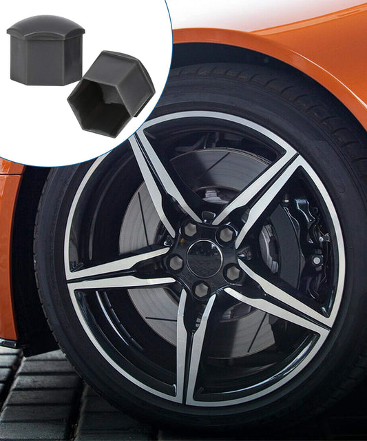 Multi-Colour Wheel Nut Covers Set (20 Pcs)