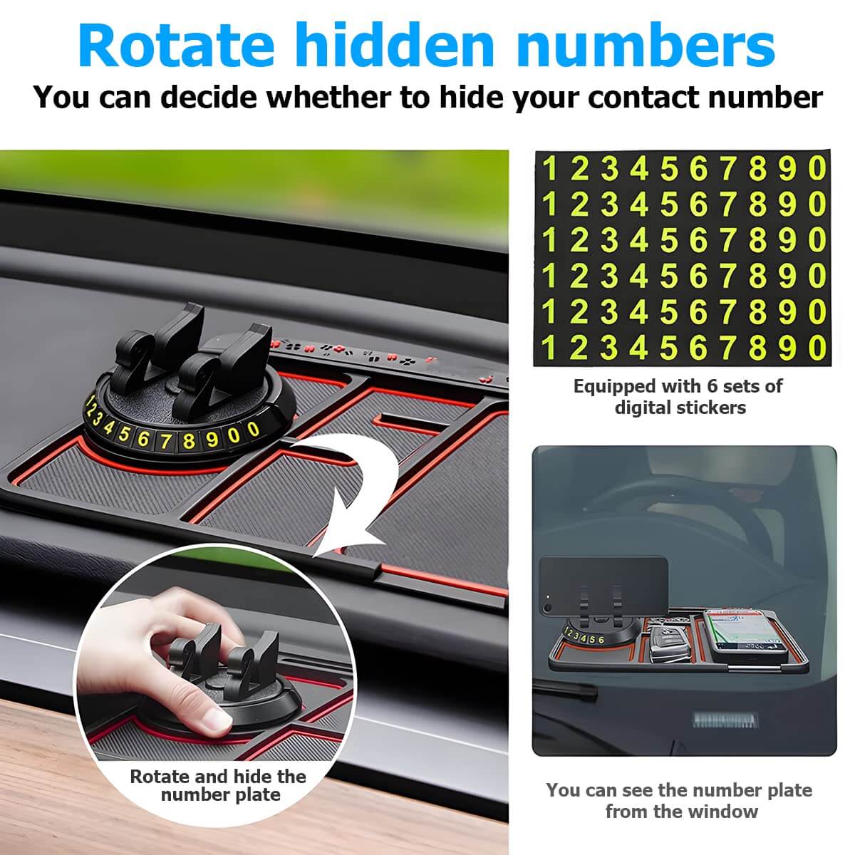 Multi-functional Anti-Slip Phone Holder for Vehicles for MG
