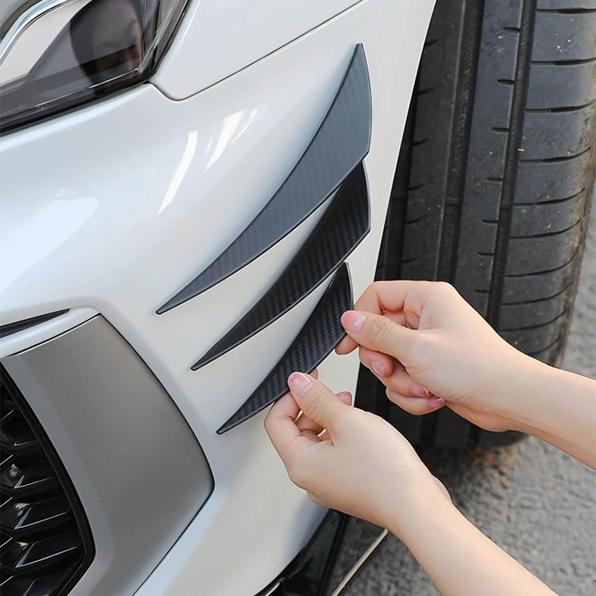 Universal Front Bumper Lip Splitter（6pc）