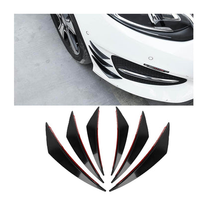 Universal Front Bumper Lip Splitter（6pc）