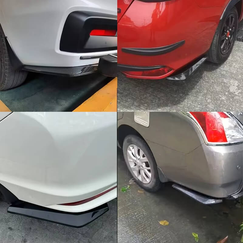 Universal Rear Bumper Lip Spoiler Diffuser for Motor Vehicles