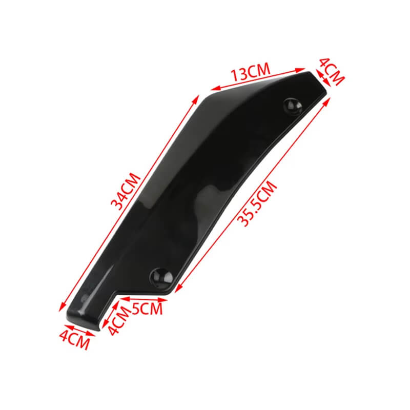 Universal Rear Bumper Lip Spoiler Diffuser for Motor Vehicles